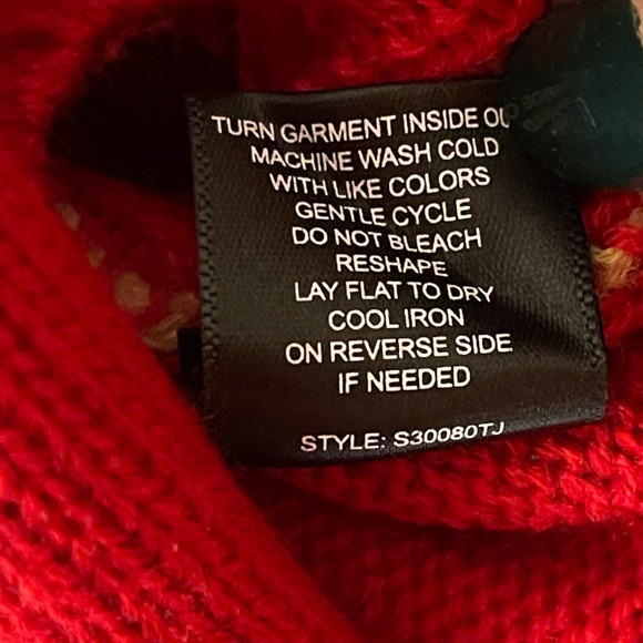 United States Sweaters Red Llama Holiday Ugly Christmas Sweater Sz M - Picture 5 of 5